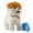 B, variant on Loespoir Motorized Plushs Robot Dog, Leash-Controlled Interactive Pup Toy, Walks Barks Head-Pat Reactions, For Kids Companion, Big-Eyes Animated Pet, Fun Gift, Realistic(B)