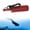 Red, variant on Aluminum Alloy Underwater Shaker Bell Diving Stick With Clip, Crisp Sound Signal Bell Noise Maker For Divers