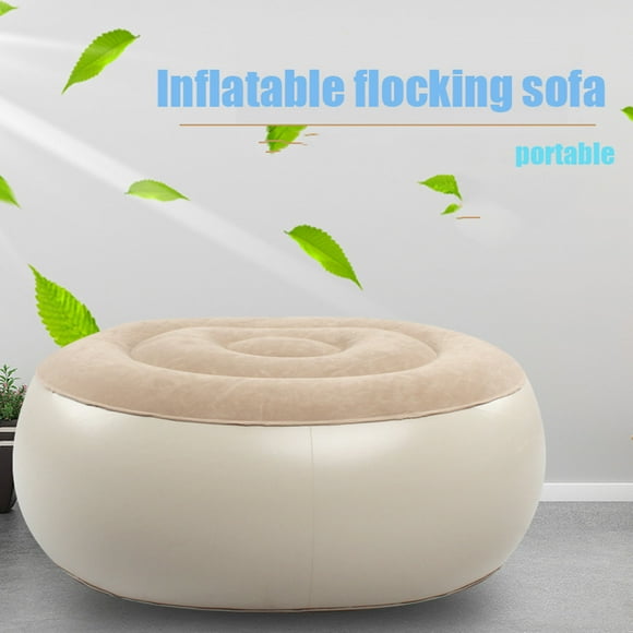 Cyber_Monday Deals! Byikun Inflatable Lounger Sofa Portable Couch Flocking chair For Beach Backyard