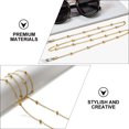 thumbnail image 4 of KONTONTY 4Pcs Eyeglass Chains for Women Stylish Assorted Color Copper Acrylic Anti-lost Daily Use, 4 of 8