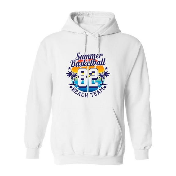 Summer Basketball Hoodie Men -Image by Shutterstock, Male 3X-Large