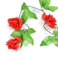 thumbnail image 3 of 4 tiras de rosas falsas, flores decorativas artificiales para deshierbe DIY, flores para jardín, hogar, festival, 3 of 14