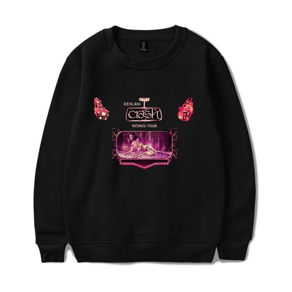 Kehlani Crash World Tour 2025 Sweatshirt Hip Hop Crewneck Fashion Pullover Clothes