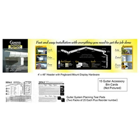 GFX TSK0860-07-B11A Raingo Vinyl Gutter Pop Kit