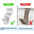 thumbnail image 6 of Vinyl Siding Hangers(12 Pack), Heavy Duty Clips Outdoor No-Hole Needed Vinyl Siding Hooks, 6 of 7