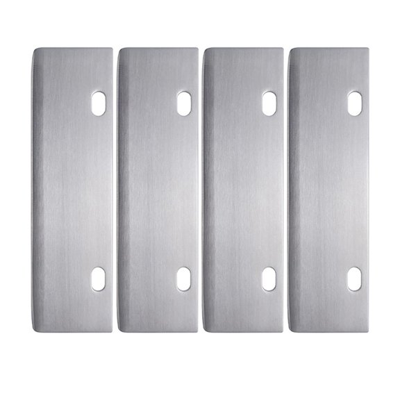 4-Pack Grill Replacement Blades, Stainless Steel Grill Squeegee, Heavy Duty Outdoor Grill C2154