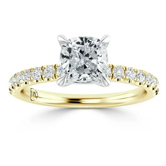 OM-RE Solitaire G Diamond Engagement Ring, 2 ct, 14k Gold