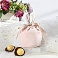 thumbnail image 2 of Qocolhg 6 Pcs Easter Bunny Gift Bags with Drawstring Rabbit Ear Velvet Bag 5.5 x 6.3 Inch Easter Bunny Candy Treat Bag Bunny Party Favors Easter Egg Hunt Prizes for Baby Kids Basket Stuffers, 2 of 5
