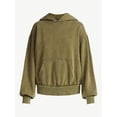 thumbnail image 5 of Scoop Women’s Mineral Washed Oversized Cropped Hoodie, Sizes XS-XXL, 5 of 5