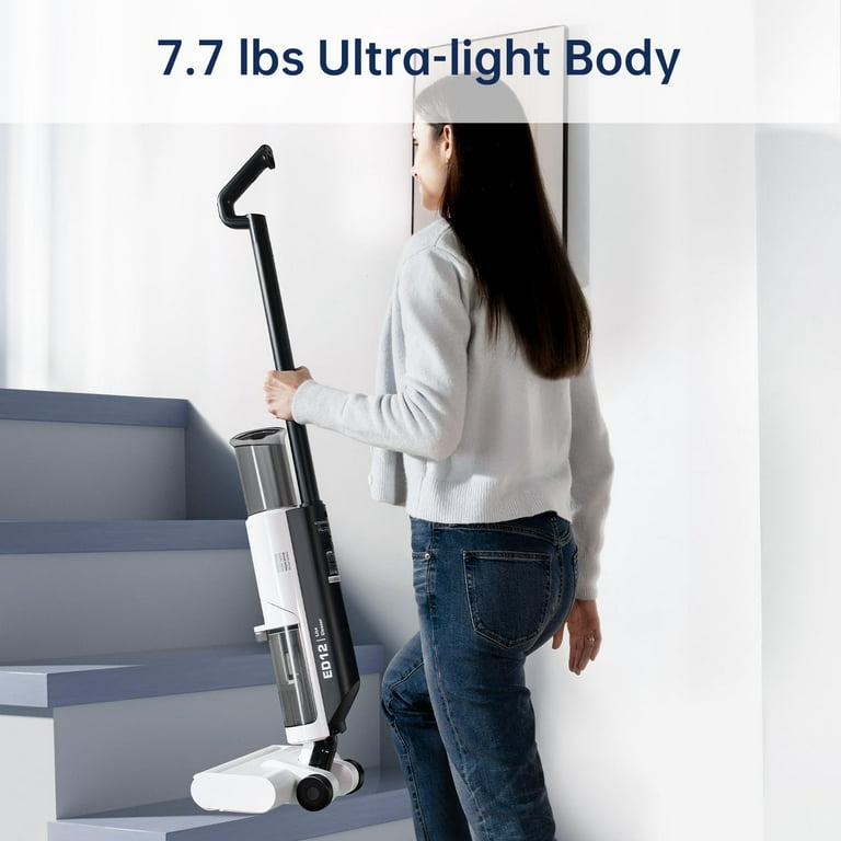 JONR ED12 Lite Wet Dry Vacuum Cleaner, 1mm Edge Cleaning Brush