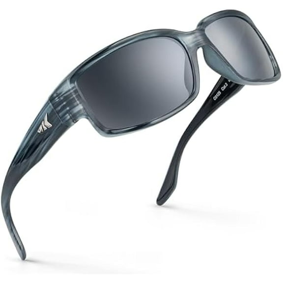Skidaway Polarized Sport Sunglasses for Men and Women,Ideal for Driving Fishing Cycling and Running,UV Protection