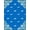 Blue, Pattern 3, variant on Design&I 9'x12' Washable Area Rug Snag-Free Fish Smiling Fishing Creatures Hook Decorative Hunting Animals for Dining Room, Basement, Large Office