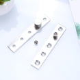thumbnail image 3 of FUEENIRVA 2-Pack Stainless Steel Hidden Door Hinges with 360° Rotation for Smooth Home Door, 3 of 6