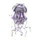 thumbnail image 5 of Kit de modelo de artesanía de medusas de metal de rompecabezas 3D, decoración de arte artesanal, kit de construcción de modelo de metal 3D de animales Violeta, 5 of 8