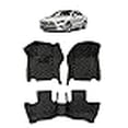 thumbnail image 3 of Custom Fit All Weather Heavy Duty Full Coverage Floor Mat Floor Protection [Front and Rear] for 2019 2020 2021 2022 Mercedes Benz A Class A220 A220 4Matic - Black Single Layer, 3 of 4