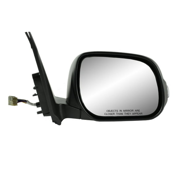70193T - Fit System Passenger Side Mirror for 09-12 Toyota RAV4, US Built, textured black w/ PTM cover, w/ turn signal, foldaway, Heated Power