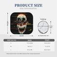 thumbnail image 3 of Kll Glitch Screaming Skull Windshield Sun Shade 2-Piece Foldable Car Front Window Sunshade For Most Sedans Suv Truck- Small, 3 of 7