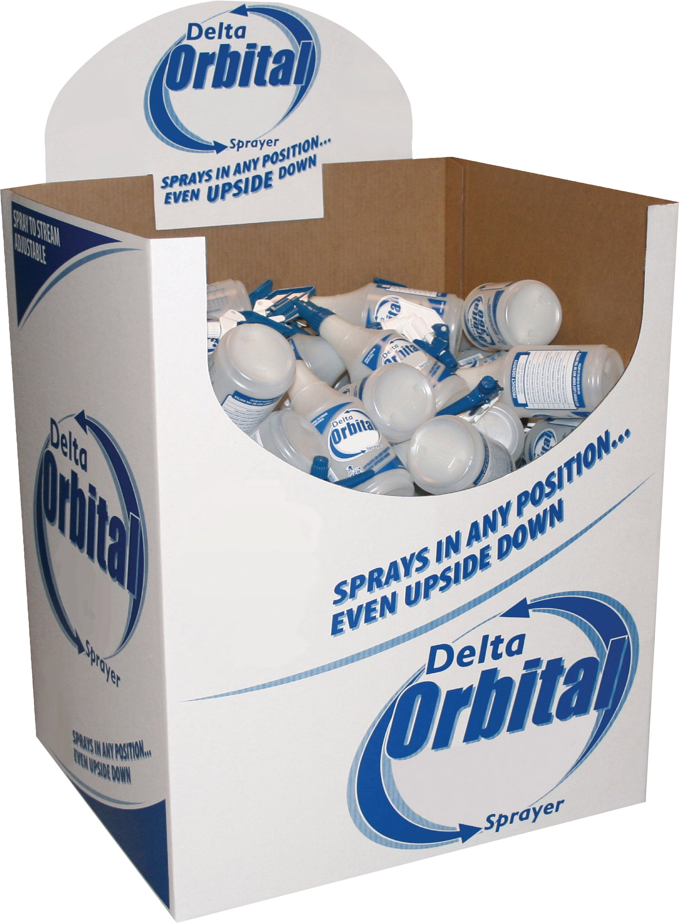 Delta IndustriesDelta Orbital Sprayer Dump Bin Display 32 Oz/90pc