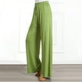 thumbnail image 2 of ZZwxWA Wide Leg Yoga Pants for Women Comfy Modal Lounge Workout Pants Loose Fit Flowy Palazzo Pants Trendy Dance Pants Elastic Waist Drawstring Trousers, 2 of 6