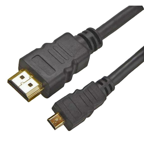 AV STAR High Speed 1080p Micro HDMI Male to HDMI Male Lead Gold Plated 3m Black
