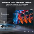 thumbnail image 2 of Mini Proyector EASYTAO Blanco 720P Nativo WiFi para Smartphone y PC, 2 of 7