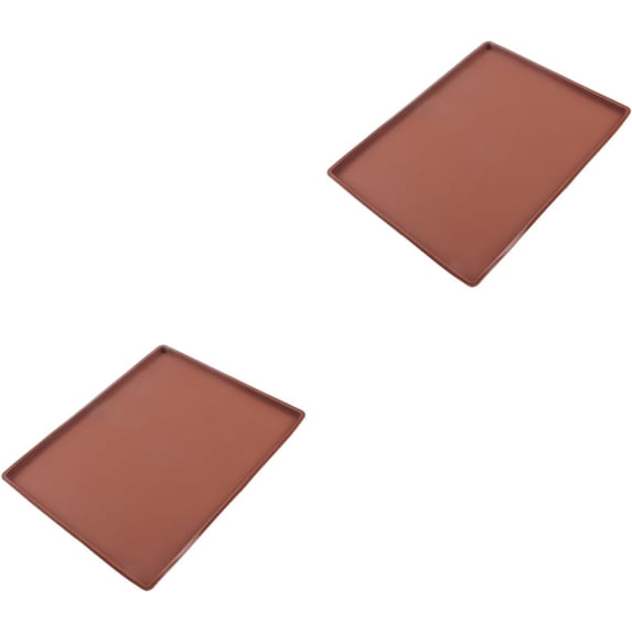 2pcs Macaron Silicone Baking Mats Pizza Oven for Grill Silicone Bakeware Swiss Roll Cake Sheet Cake Roller Sheet Silicone Swiss Roller Cookies Mat Cake Mat Jelly Chopping Board Pie