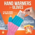 thumbnail image 4 of Hand Warmers 40 Pairs (80 Warmers) - Up to 10 Hours of Long Lasting Warmth and Hot Hands - Easy Air Activation for Hands, Body and Feet - TSA Approved, 4 of 6