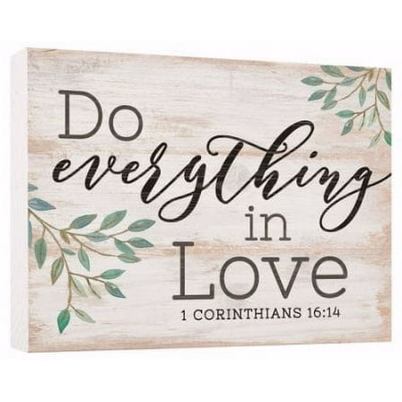 Barnhouse Block-Do Everything In Love (7.25 x 5.5)