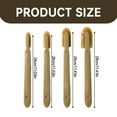 thumbnail image 3 of Caulk Finishing Tool Set 4 Size Silicone Sealant Spatula Applicator Rubber Finishing Spreader for Kitchen Bathroom (Yellow), 3 of 9