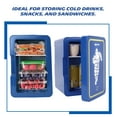 thumbnail image 4 of Michelin 6L Portable Mini Fridge w/ LED Light, 12V 110V 6 Can Cooler, 4 of 9