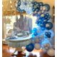 thumbnail image 3 of YanonmyfdBlue Balloons Metallic Blue Balloon, 60Pcs 12Inch Chrome Blue Balloons Kit Macaron Light Pearl Navy Blue Latex Balloons for Birthday Wedding Party Decoration,Pink, 3 of 17