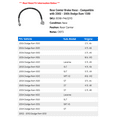 Rear Center Brake Hose - Compatible with 2002 - 2006 Dodge Ram 1500 ...