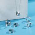 thumbnail image 3 of Grooved Finger Rings Blank Core Ring Stainless Steel Round Blank Ring for Inlay Ring Handmade Ring Jewelry Making Gift, 3 of 9