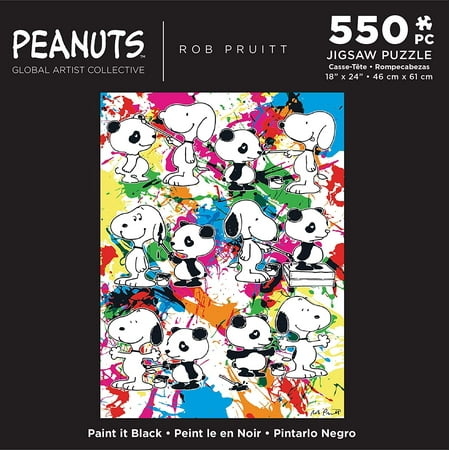 Paint It Black 550 Piece Puzzle