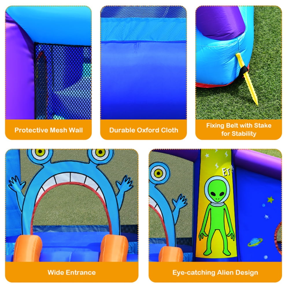 Aimee Lii Castle Jumping Bouncer with Water Slide and 550W Blower, Kids Bounce House Aimee Lii Castle Jumping Bouncer with Water Slide and 550W Blower, Kids Bounce House