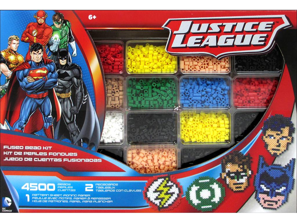 Perler Fused Bead Kit Deluxe Box Justice League