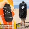 thumbnail image 6 of Santasup Inflatable Stand Up Paddle Board with SUP Accessories, Big Wide Anti-Slip EVA Deck, Waterproof Bag, Colorful Orange 11' Sup Boards for Adults & Youth of All Skill Levels, 6 of 8