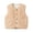 Khaki, variant on Splozh Toddler Winter Jacket Toddler Girls Boys Sleeveless Warm Solid Color Two Pockets Coat Jacket Winter Clothes,Watermelon Red,12-18 Months