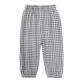 thumbnail image 2 of Pants for Girls Toddler Baby Girls Boys Elastic Waist Soft Linen Harem Pants Summer Fall Grey 6-7 Years, 2 of 8
