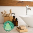thumbnail image 4 of Comfortable Bath Ball Assorted Color Cotton 2Pcs 7.1x4.9in, 4 of 9