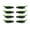 Grass Green, variant on Happydeer 4 Pairs False Eyelashes Reusable 2 in 1 Eyelash Artificial Fiber Instant Winged Outline Glitter Eyeliner Stickers for Women