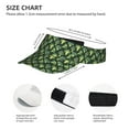 thumbnail image 2 of Salouo Broccoli 3 Pattern Sport Sun Visor Hats,1-Piece of Adult Sunscreen Visor Cap Adjustable Sun Hat for Outdoor Activities Fits for Women and Men (One Size), 2 of 6