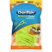 DenTek Braces Clean Floss Picks, 75ct