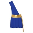 thumbnail image 3 of Haitryli Mens Ancient Roman Greek Gods Toga Costume Adult Senator Caesar Robe Party Fancy Dress Blue L, 3 of 5