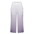 thumbnail image 4 of Summer Savings Clearance 2023! TAGOLD Womens Summer Pants, Fashion Womens Casual Elastic Loose Pants Straight Wide Leg Trousers Pants, 4 of 5
