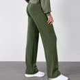 thumbnail image 4 of CaiJunJia Women's Wide Leg Sweatpants Casual Drawstring High Waisted Wide Straight Leg Lounge Pants with Pockets, 4 of 6