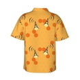 thumbnail image 3 of Daiia Honeycomb Hawaiian Shirt for Men Gentle Cotton Regular Short Sleeve Casual-Medium, 3 of 9