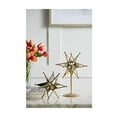 thumbnail image 3 of Candle Holder - Brass & Glass Design - 7.1" Decorative Accent, 3 of 3