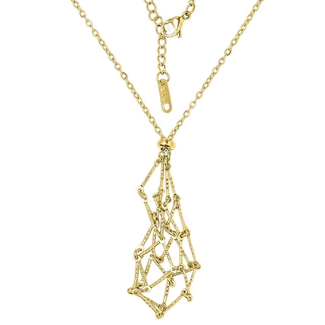 Kcodviy Collier Porte-Pierre en Cristal Colliers Superposés Réglables Collier Cage en Cristal pour Ami Chaîne en Métal Réglable