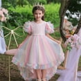 thumbnail image 2 of Otqutp Holiday Dresses for Baby Girls Kids Spring Girls Party Dress for Girls Colorful Kids Gown Girl Tulle Dresses Birthday Party Princess Children Princess Dress(Pink,9-10 Years), 2 of 9